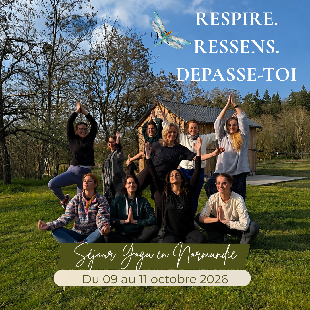 Groupe du séjour Yoga Nature en Normandie, du 9 au 11 octobre 2026